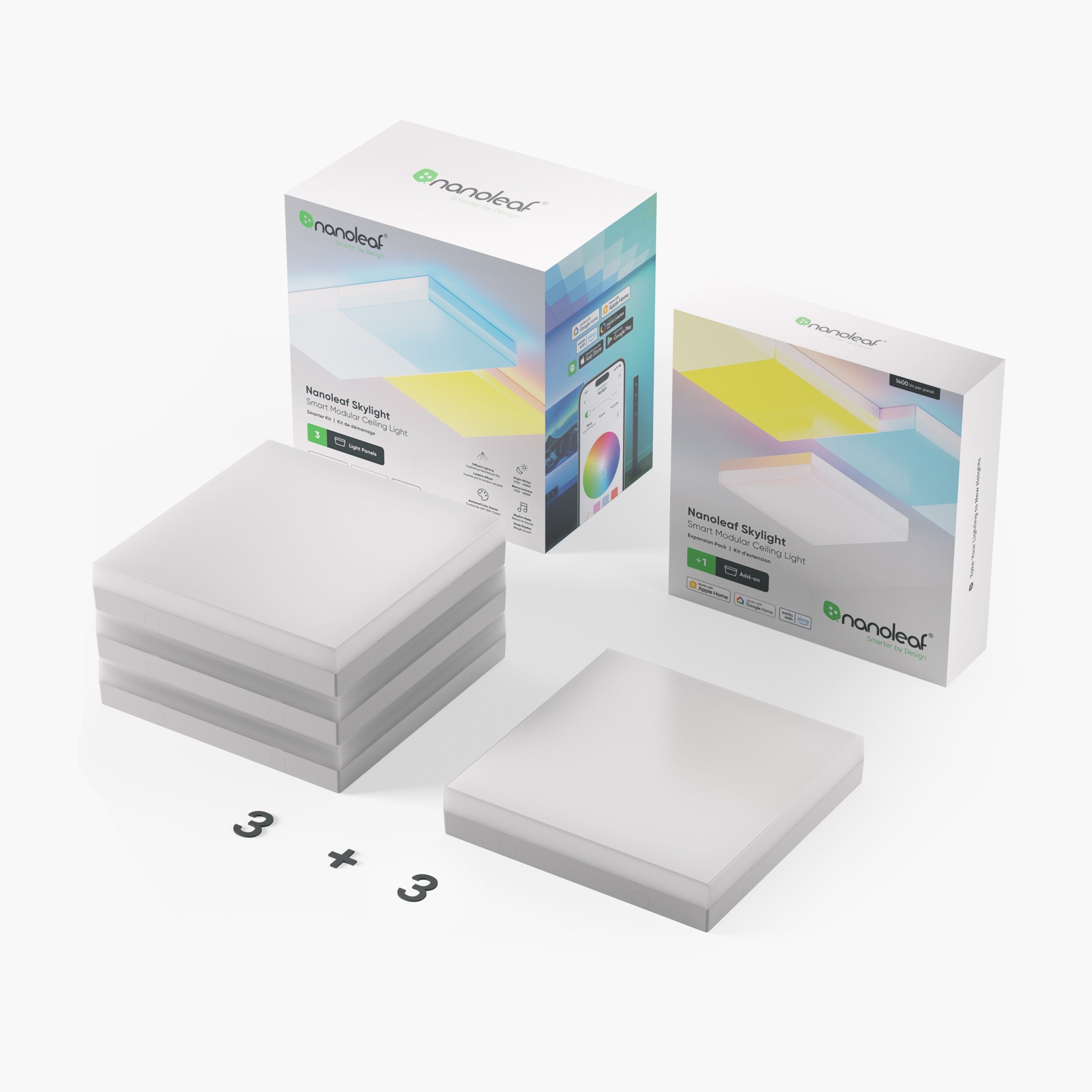 <tc>Nanoleaf</tc> 스카이라이트 스타터 키트(6팩)