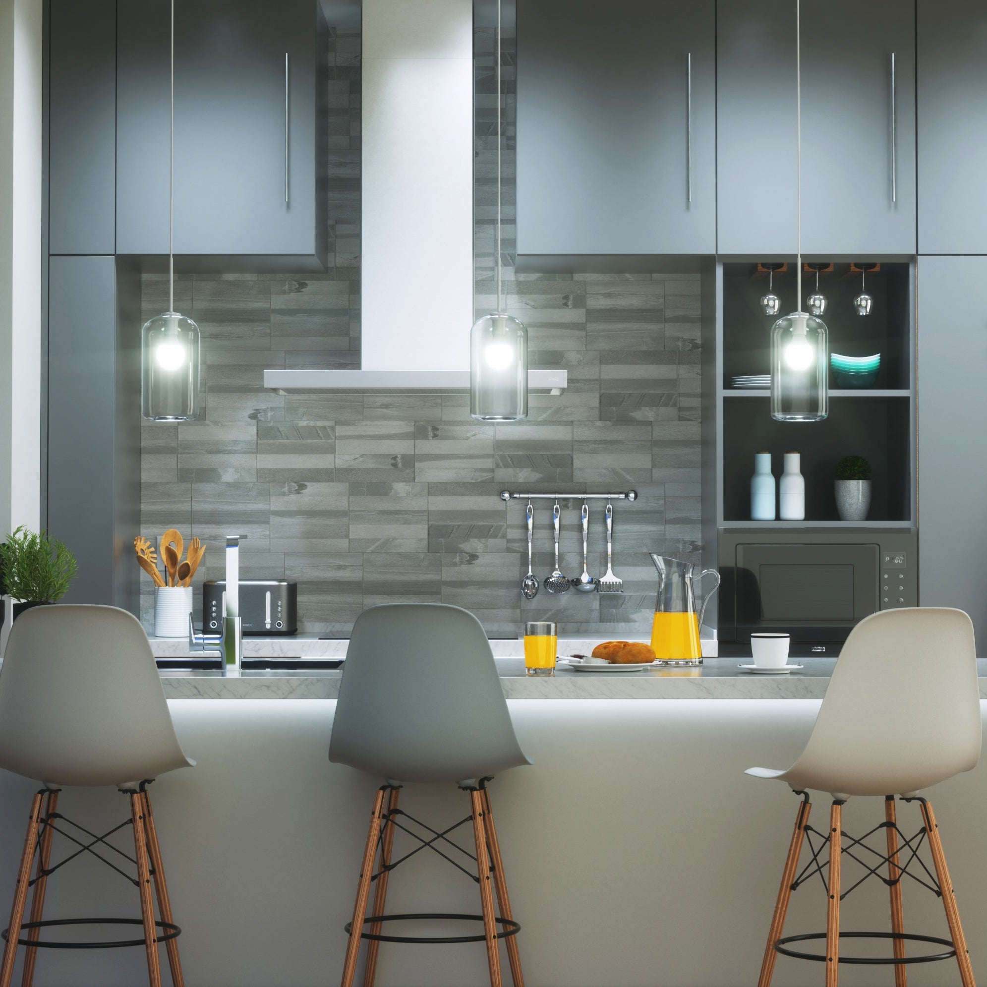 <tc>Matter</tc> Wi-Fi A19 스마트 전구 (2개입)