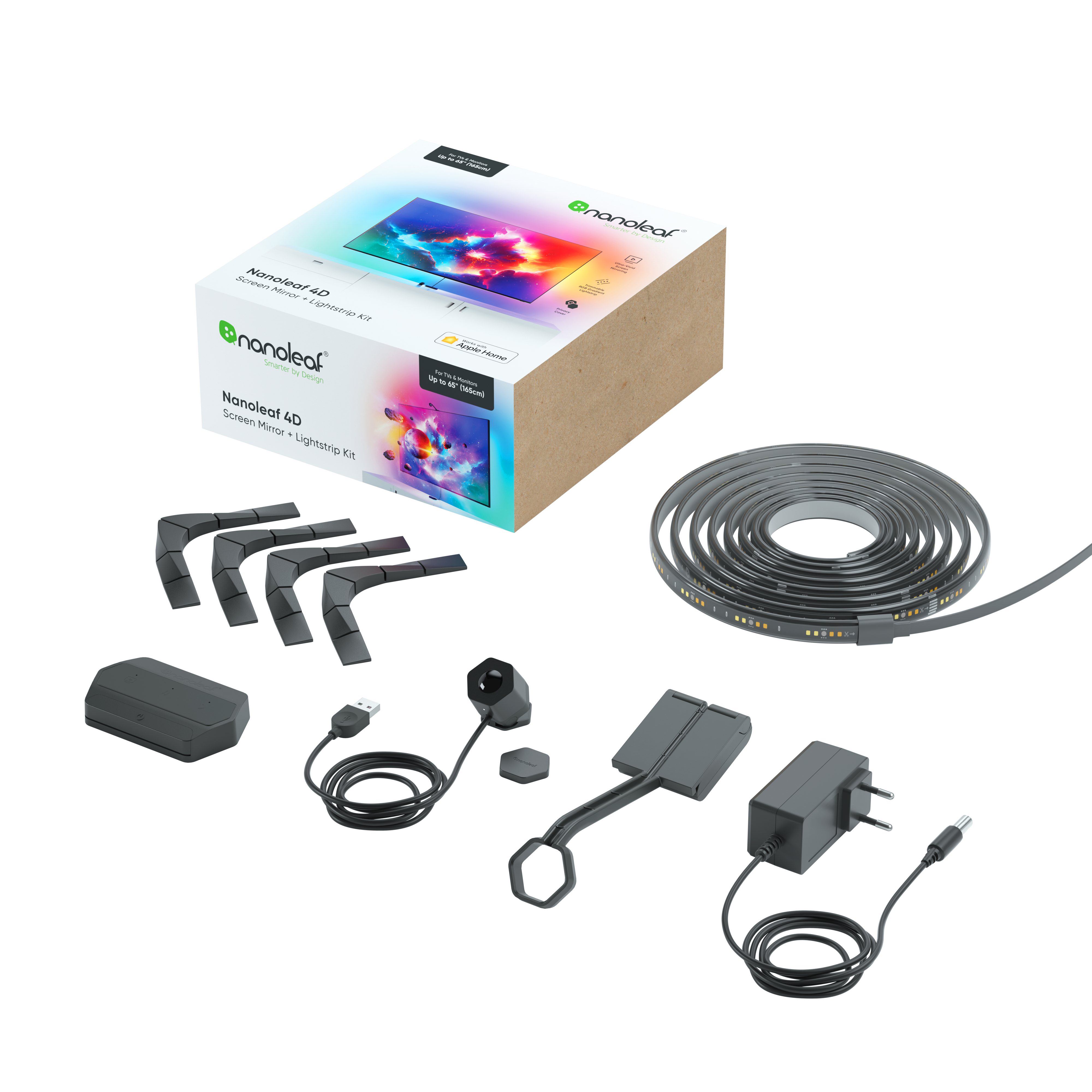 Nanoleaf 4D Screen Mirror + Lightstrip Kit (TVs & Monitors up to 65")