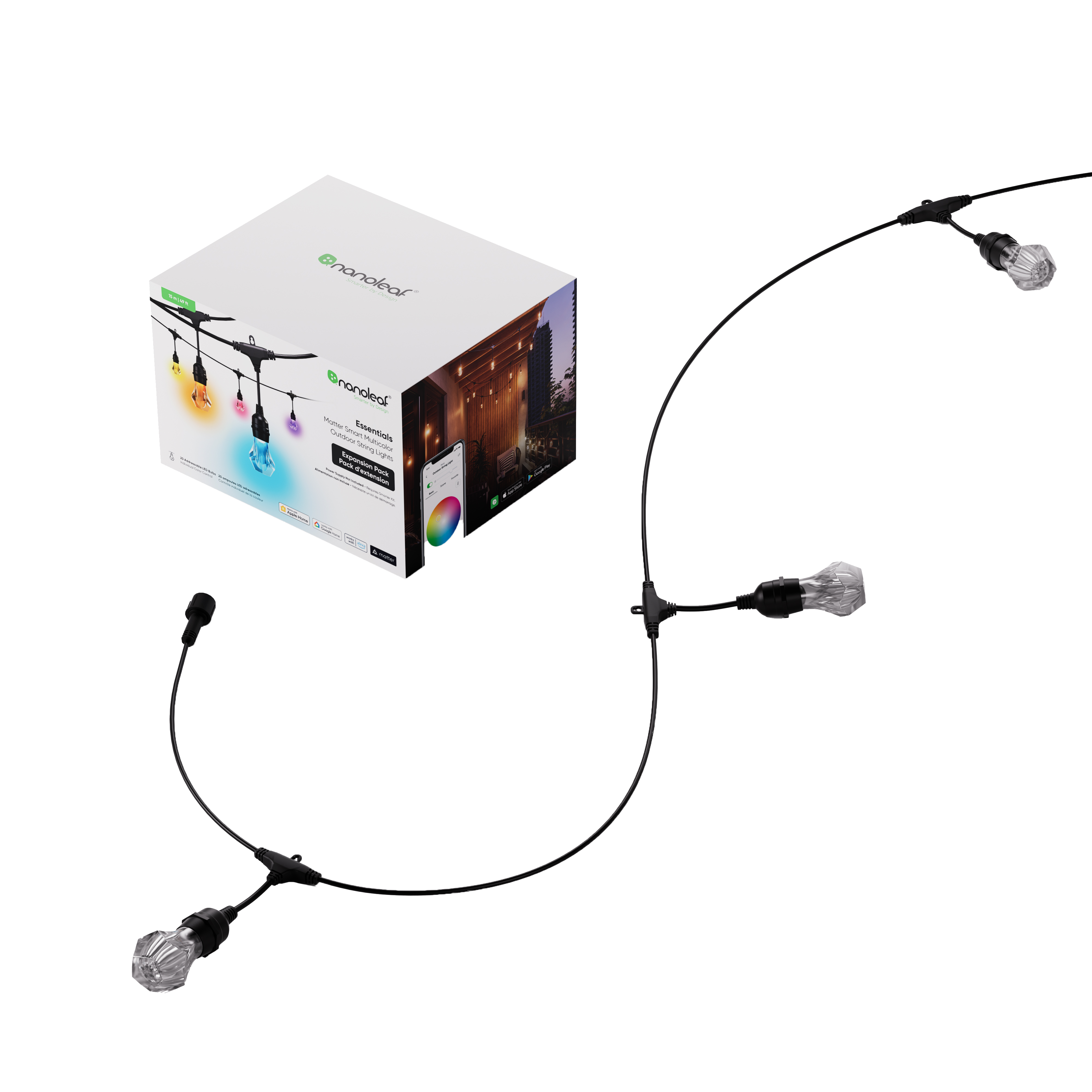 Nanoleaf Outdoor String Lights Expanson Pack