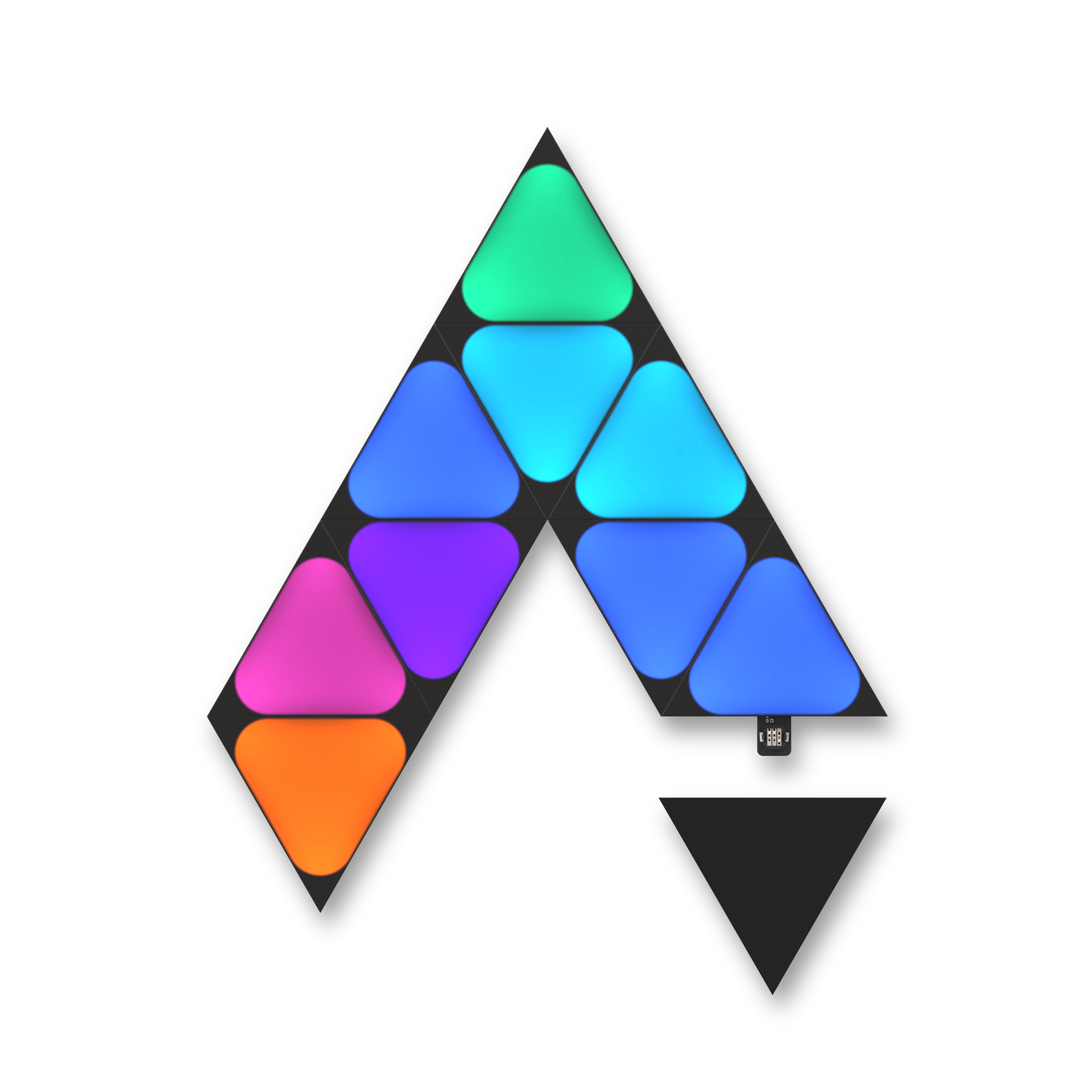 Shapes Ultra Black Mini Triangles Expansion Pack (10 Panels)