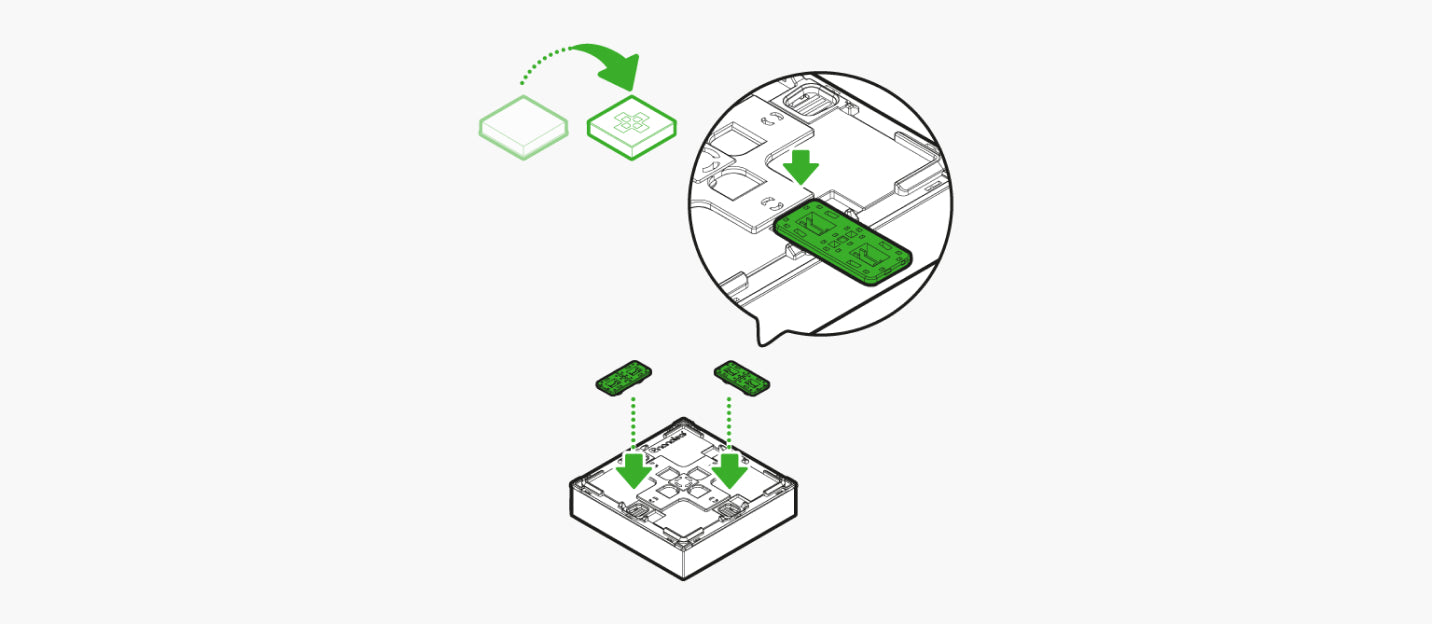 Installing Small Squares Step 1