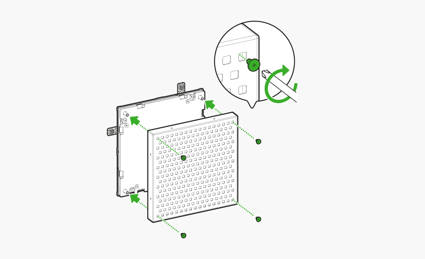 Mounting Light Pegboards Step 11