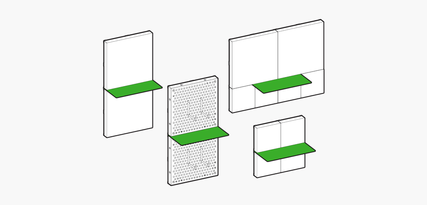 Shelf Installation Method B