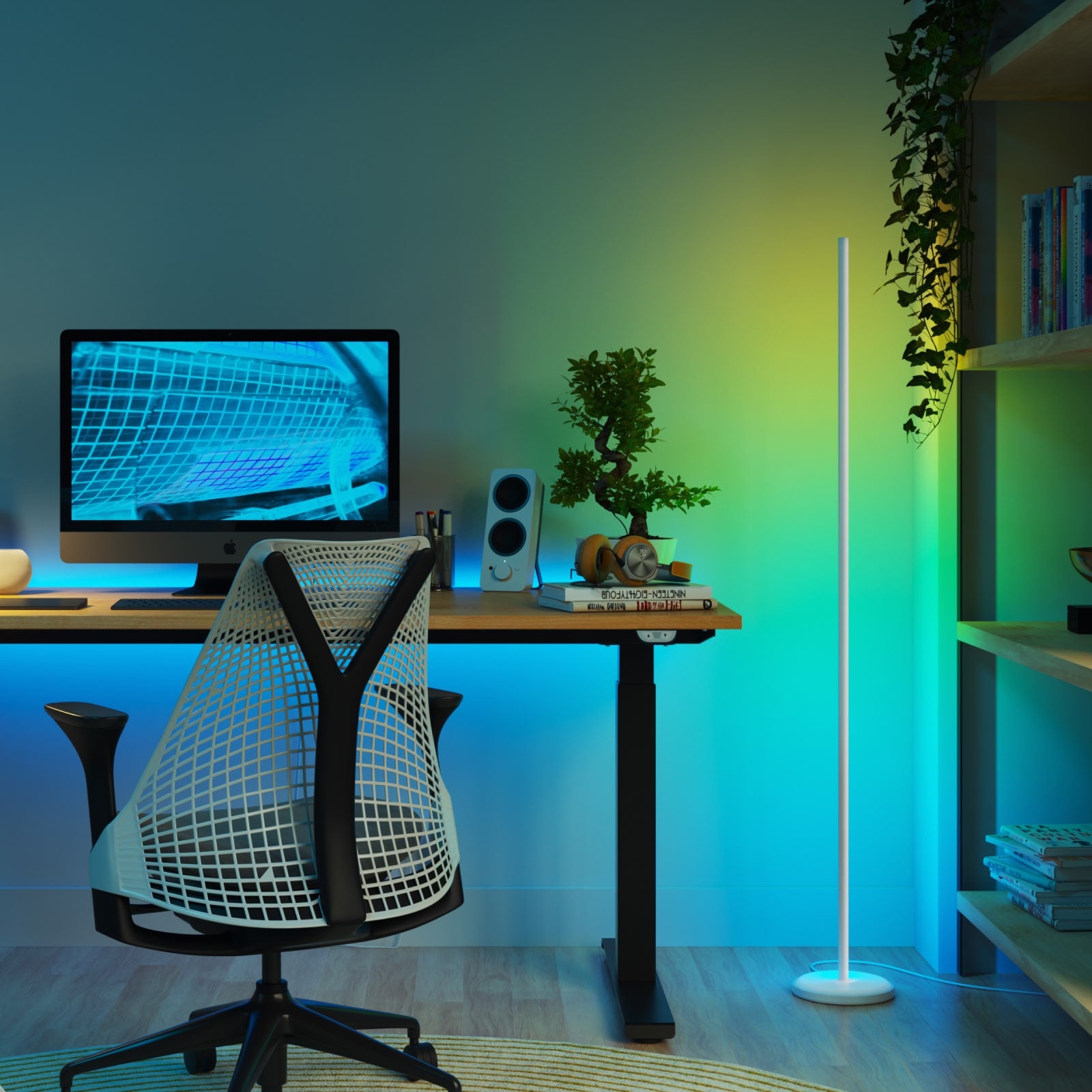 Smart Multicolor Floor Lamp (White)