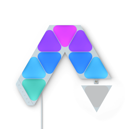 Nanoleaf Shapes Triangles | Smart LED Light Panel Kit (9 Panels Nanoleaf Shapes Triangles | Smart LED Light Panel Kit (9 Panels