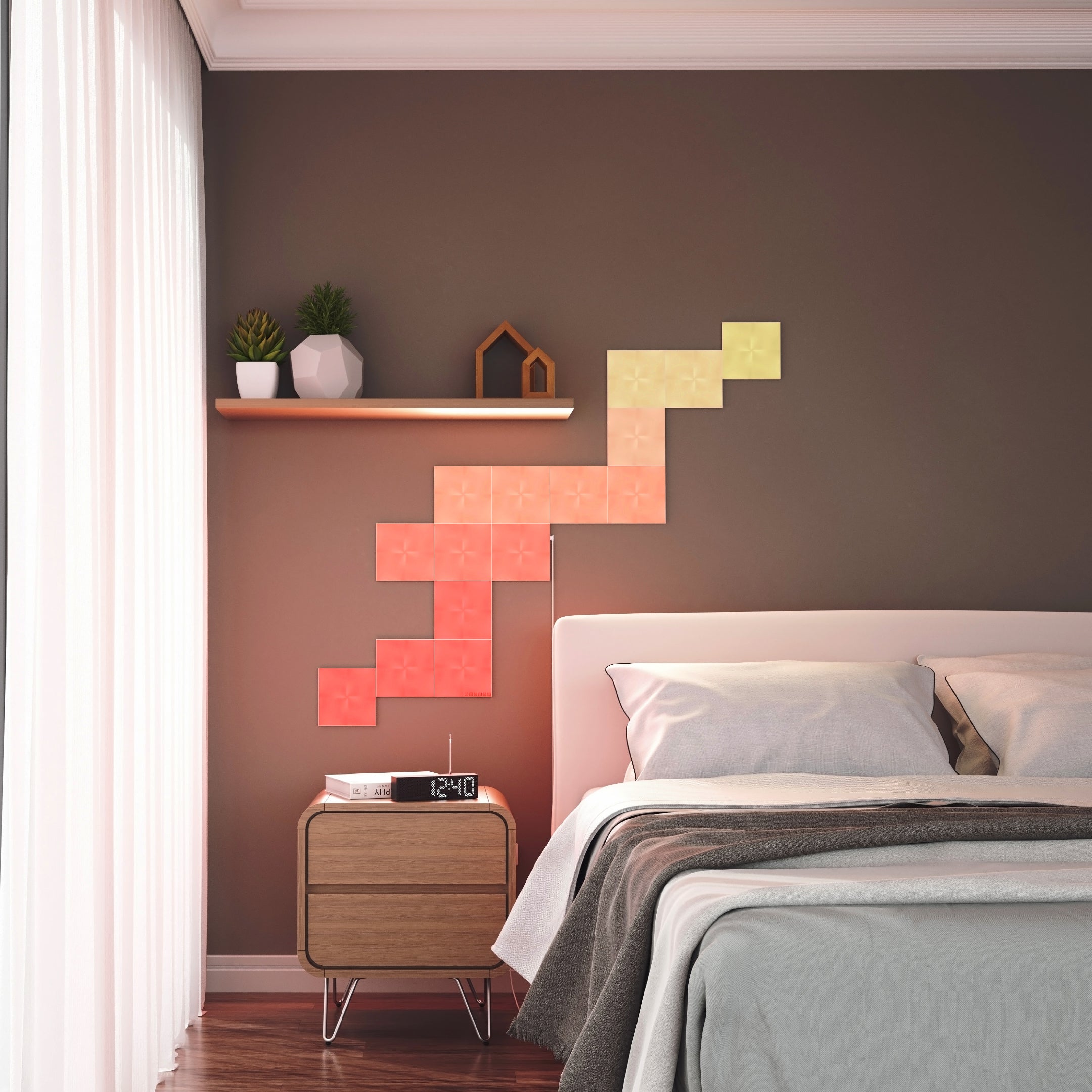 Nanoleaf Canvas » Light Squares » Touch-Enabled LED Smart Lighting