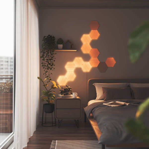 Nanoleaf Elements (Wood Panels) Expansion | Smart LED Light Panels