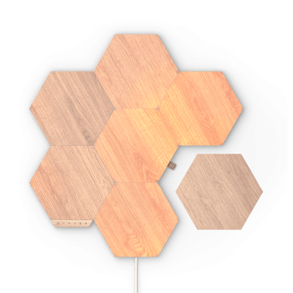 Nanoleaf Elements (Wood Panels) | Smart LED Light Panel Kit (7 Nanoleaf Elements (Wood Panels) | Smart LED Light Panel Kit (7