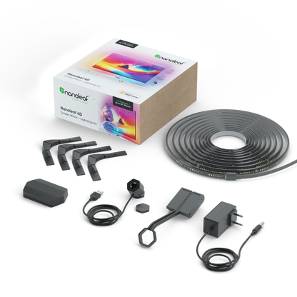 Nanoleaf 4D Screen Mirror + Lightstrip Kit (For TVs and Monitors up to 85")