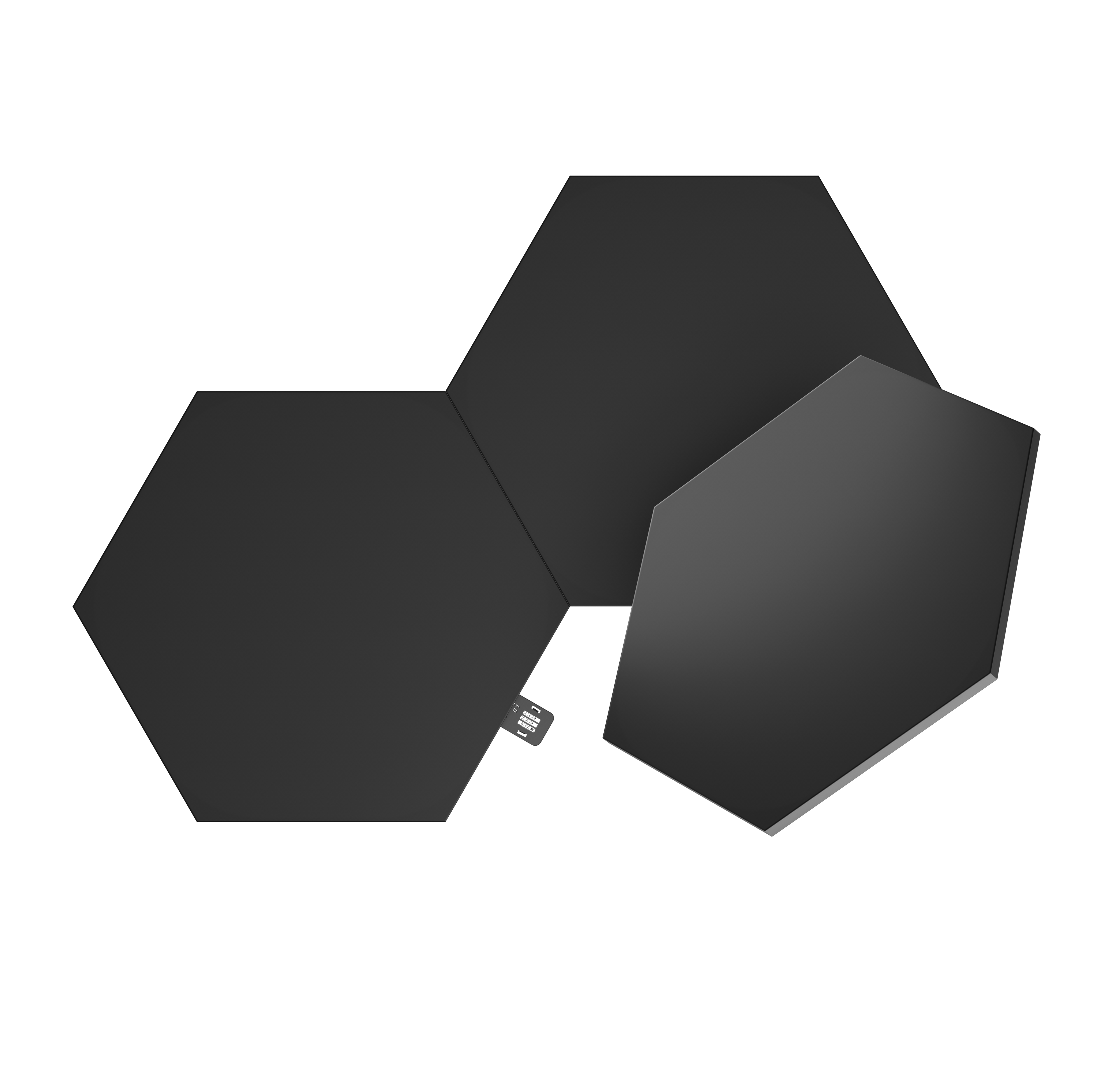Shapes Limited Edition Ultra Black Hexagons Expansion Pack (3 Panels)