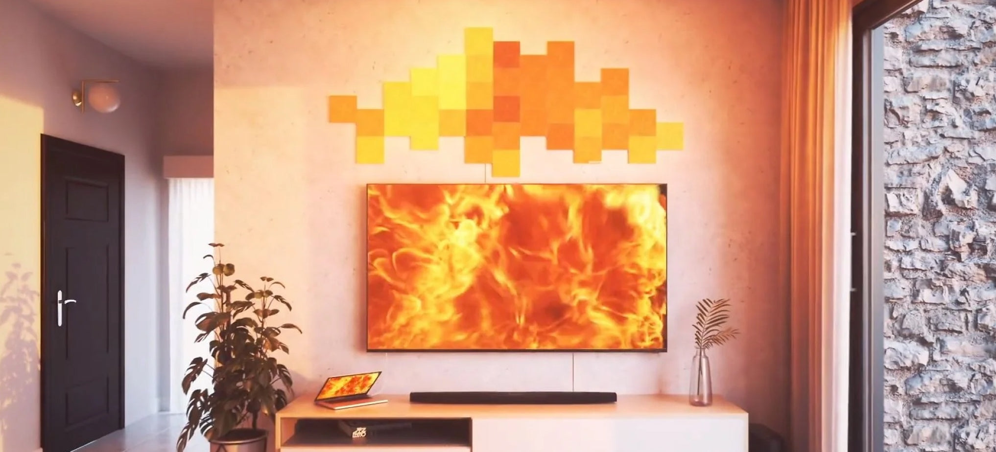 Nanoleaf Canvas » Light Squares » Touch-Enabled LED Smart Lighting