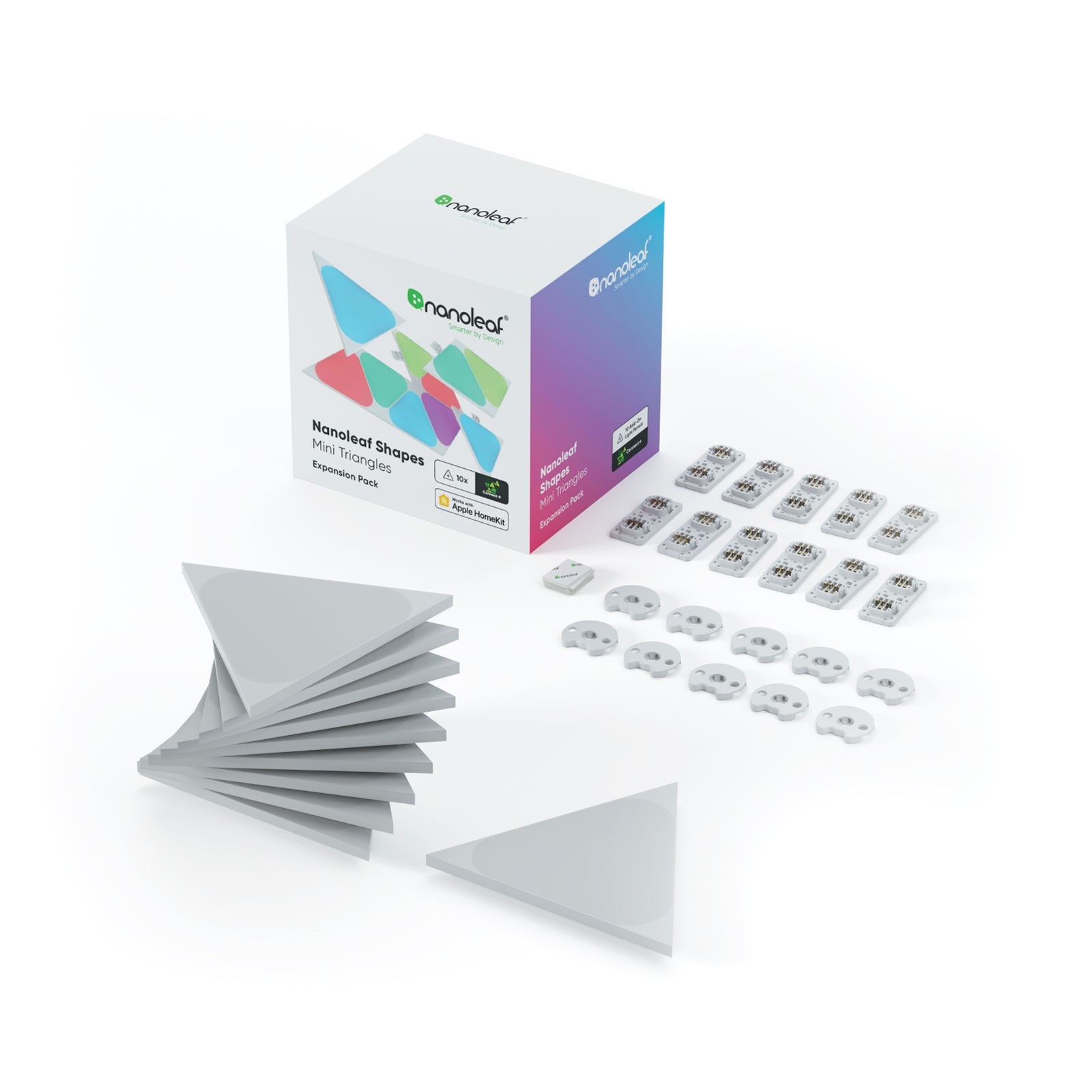 Nanoleaf Shapes Mini Triangles Expansion | Smart LED Light Panels